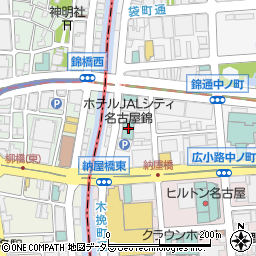 ホテルＪＡＬシティ名古屋錦周辺の地図