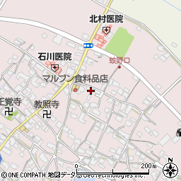 滋賀県愛知郡愛荘町蚊野1519周辺の地図