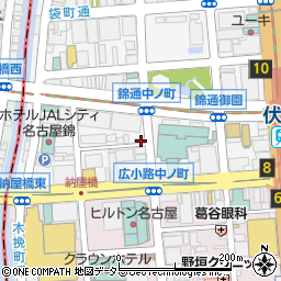 日本酒と名古屋コーチン 鳥椀 名古屋伏見店周辺の地図