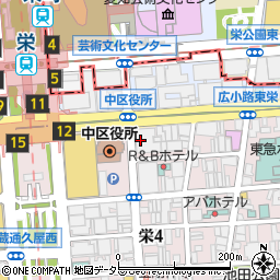 名古屋栄ペインクリニック周辺の地図