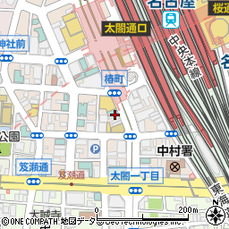 愛知県名古屋市中村区椿町14周辺の地図