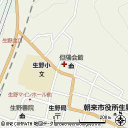 兵庫県朝来市生野町口銀谷540周辺の地図