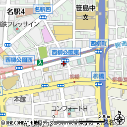 カラオケＪＯＹＪＯＹ名駅錦通店周辺の地図