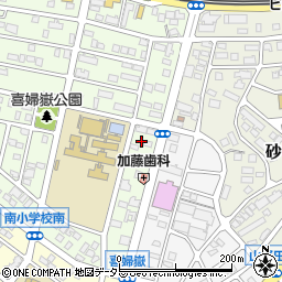 愛知県長久手市喜婦嶽837周辺の地図