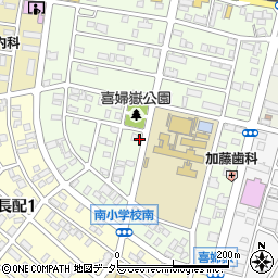 愛知県長久手市喜婦嶽1101周辺の地図