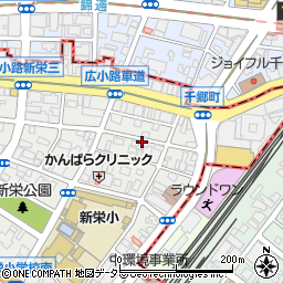 リパーク新栄第２５駐車場周辺の地図