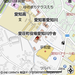 愛荘町役場愛知川庁舎　福祉課周辺の地図