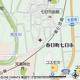 兵庫県丹波市春日町七日市572周辺の地図