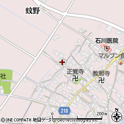 滋賀県愛知郡愛荘町蚊野1669周辺の地図