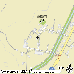 島根県大田市久利町松代220周辺の地図