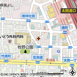 ANG 名駅店周辺の地図