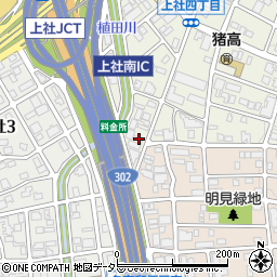 愛知県名古屋市名東区上社4丁目44周辺の地図