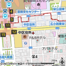 ビーコンシステム株式会社　名古屋オフィス周辺の地図