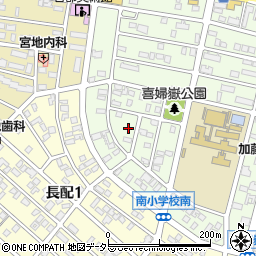 愛知県長久手市喜婦嶽1308周辺の地図