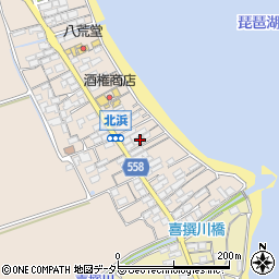 滋賀県大津市和邇北浜34周辺の地図