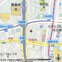 青雲 名駅柳橋店周辺の地図
