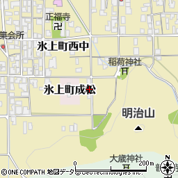 兵庫県丹波市氷上町西中185周辺の地図
