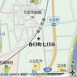 兵庫県丹波市春日町七日市533周辺の地図