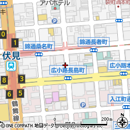 長島町通パーキングメーター６周辺の地図