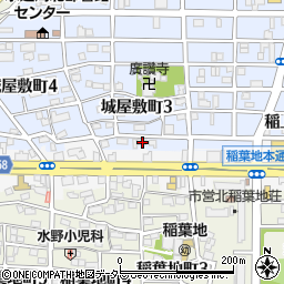 愛知県名古屋市中村区城屋敷町3丁目66周辺の地図