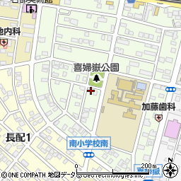 愛知県長久手市喜婦嶽1120周辺の地図