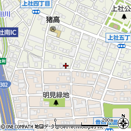 愛知県名古屋市名東区上社4丁目307周辺の地図