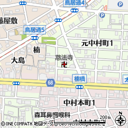 慈法寺周辺の地図