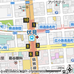 ＬＩＴＡＬＩＣＯジュニア　名古屋伏見教室周辺の地図