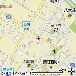 滋賀県愛知郡愛荘町島川1298周辺の地図