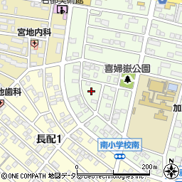 愛知県長久手市喜婦嶽1316周辺の地図