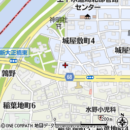愛知県名古屋市中村区城屋敷町4丁目63周辺の地図