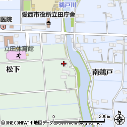 愛知県愛西市小茂井町松下36周辺の地図