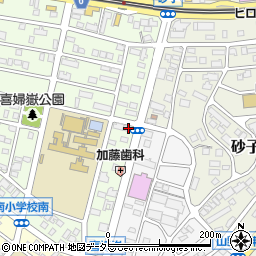 愛知県長久手市喜婦嶽801周辺の地図