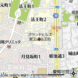揚輝荘　聴松閣　地階多目的室周辺の地図