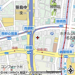 ニュー台湾酒場 クマネコパンチ 名駅店周辺の地図