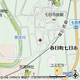 兵庫県丹波市春日町七日市385周辺の地図