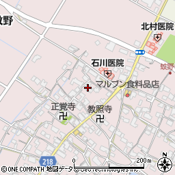 滋賀県愛知郡愛荘町蚊野1691周辺の地図
