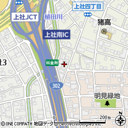 愛知県名古屋市名東区上社4丁目46周辺の地図