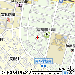 愛知県長久手市喜婦嶽1218周辺の地図
