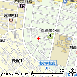 愛知県長久手市喜婦嶽1307周辺の地図