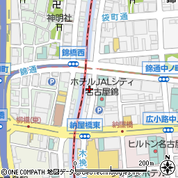 納屋橋 ホルモン周辺の地図