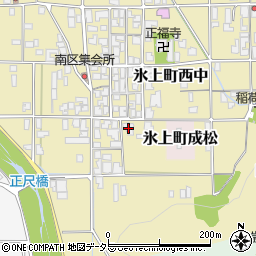 兵庫県丹波市氷上町西中244周辺の地図