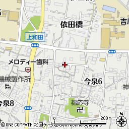 小楠　ダルマ店周辺の地図