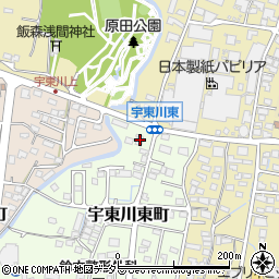 ファミリーマート宇東川東町店周辺の地図