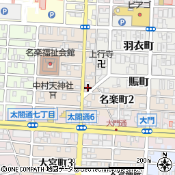 愛知県名古屋市中村区名楽町2丁目15周辺の地図