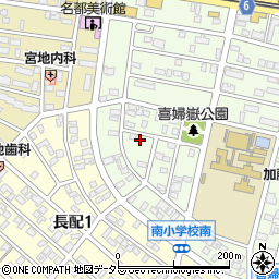 愛知県長久手市喜婦嶽1305周辺の地図