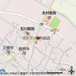 滋賀県愛知郡愛荘町蚊野1699周辺の地図