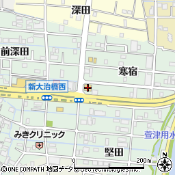 ワークマン名古屋大治店周辺の地図