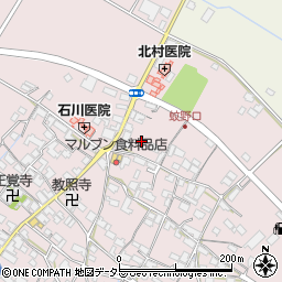 滋賀県愛知郡愛荘町蚊野1515周辺の地図