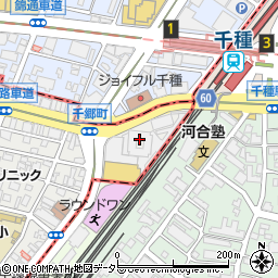 銭田治療院千種駅前周辺の地図